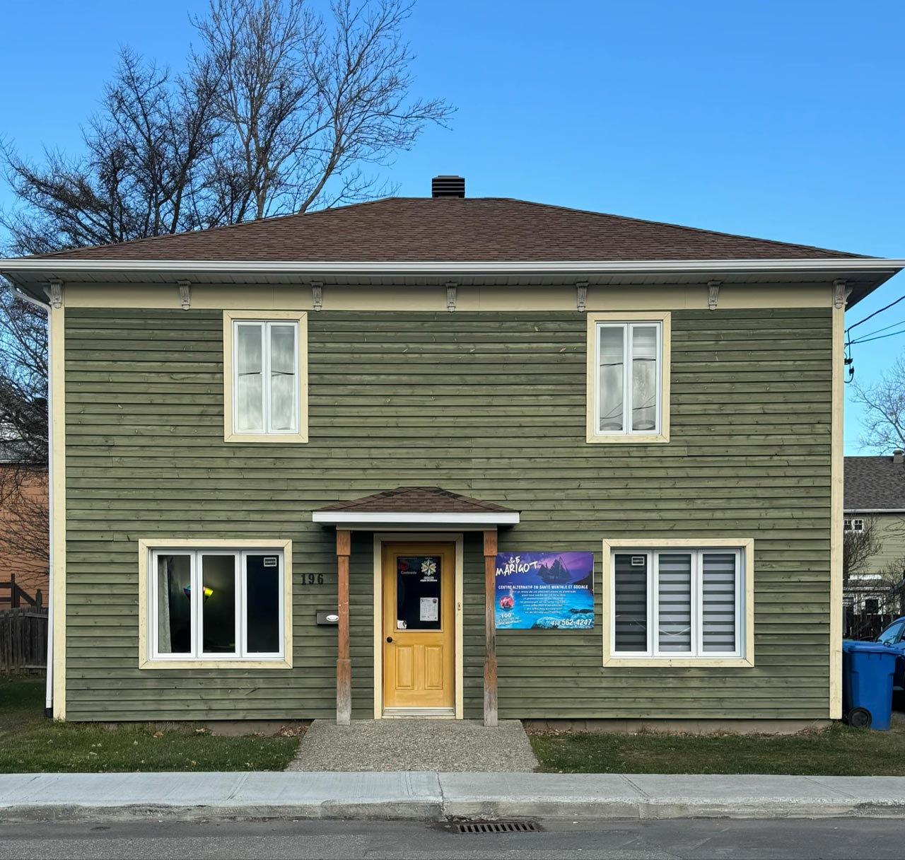 Le Marigot, la façade du bâtiment